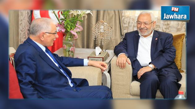 راشد الغنوشي يستقبل كمال مرجان