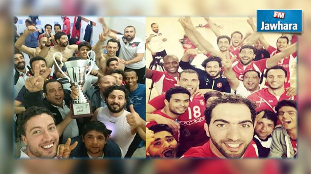 الكرة الطائرة : النجم الساحلي يتوج بكأس تونس على حساب الترجي