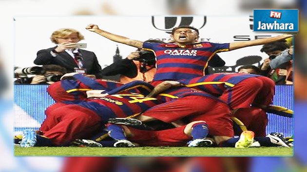 برشلونة يطيح بإشبيلية ويتوّج بكأس ملك إسبانيا