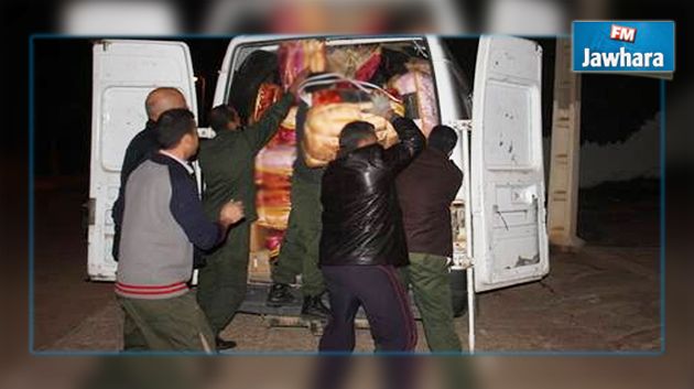 سوسة : الإطاحة بشبكة مهربين وحجز مواد مهربة بقيمة260 ألف دينار