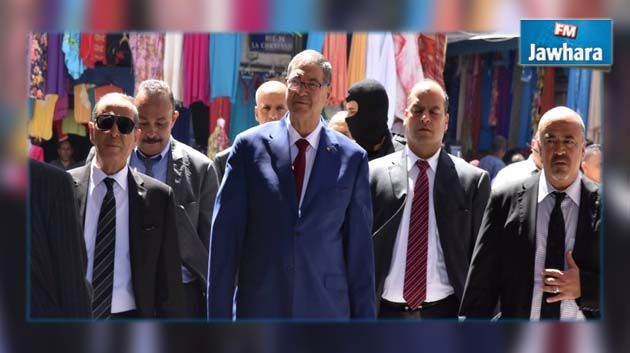  الحبيب الصيد يقوم بجولة في المدينة العتيقة 