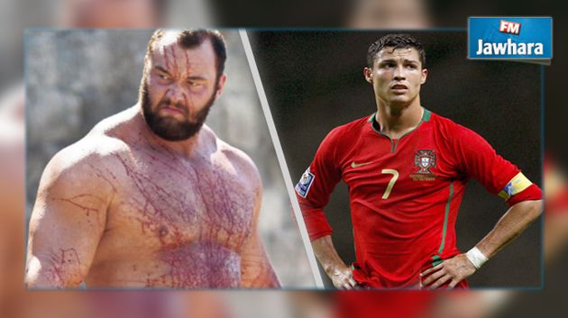 ممثل إيسلندي يهدد رونالدو قبل مباراة اليورو (فيديو)