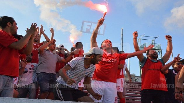 فرحة لاعبي النجم الساحلي إحتفالا بلقب البطولة