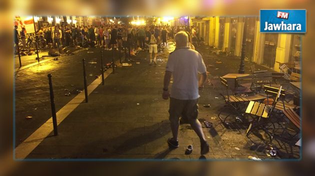 7 جرحى في شجار بين مشجعين فرنسيين وايرلنديين شماليين في مدينة نيس