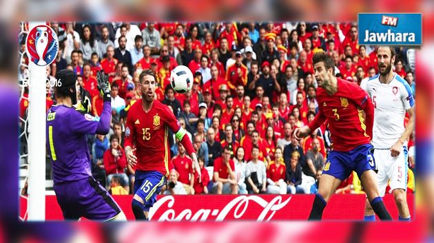أورو 2016 : إسبانيا تقتلع فوزا صعبا أمام التشيك 