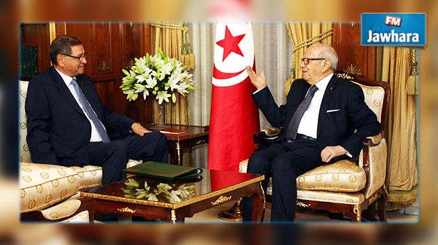 لقاء السبسي بالصيد : تأكيد ضرورة تجسيم مبادرة حكومة الوحدة الوطنية