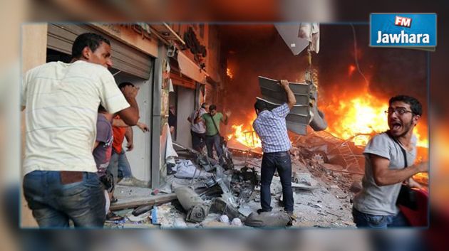 تفجيرات انتحارية في بلدة لبنانية حدودية مع سوريا