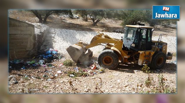قابس : الشروع في جهر وتنظيف مجموعة من الأودية