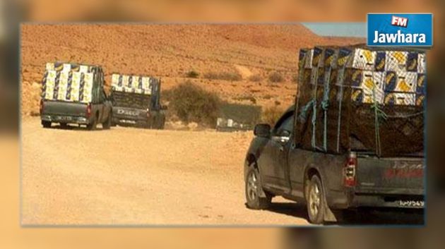 المنطقة العازلة : الجيش يتصدى لـ11 سيارة تهريب