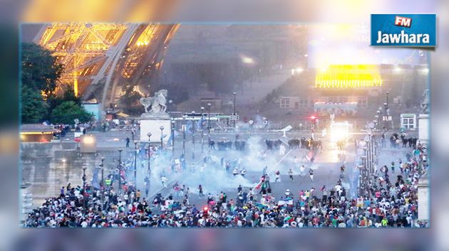 نهائي اليورو : اعتقال 40 مشجعا في باريس إثر أعمال شغب