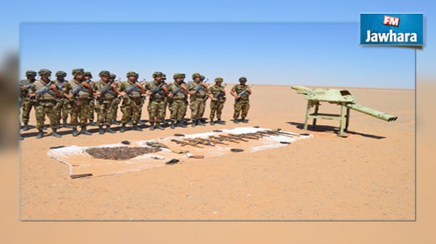 الجيش الجزائري يحجز أسلحة و كمية من الذخيرة
