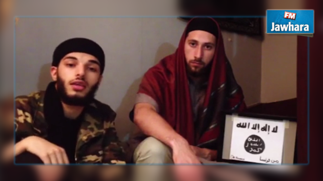 داعش ينشر مقطع فيديو لمنفذي هجوم على كنيسة في فرنسا