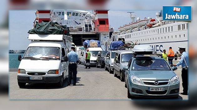 ميناء حلق الوادي : رقم قياسي لعودة التونسيين المقيمين بالخارج