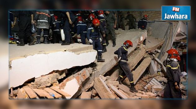 المغرب : انهيار عمارة من 4 طوابق يؤدي إلى مقتل 4 أشخاص   