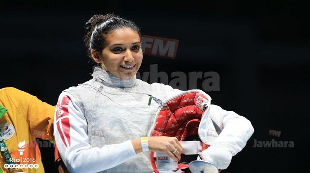 المبارزة إيناس بوبكري في أولمبياد ريو 2016