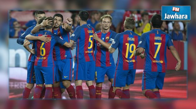 كأس السوبر الإسباني : برشلونة يقترب من اللقب