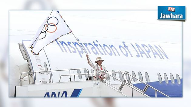أولمبياد 2020 : العلم الأولمبي يصل إلى طوكيو
