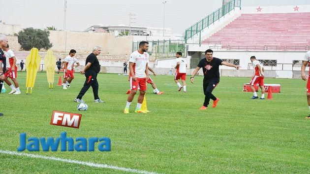 الحصة التدريبية الثالثة للمنتخب الوطني التونسي