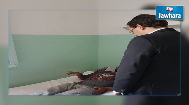 يوسف الشاهد يعود المصابين في حادث خمودة