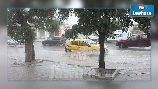 نزول كميات هامة من الأمطار بعدد من الولايات