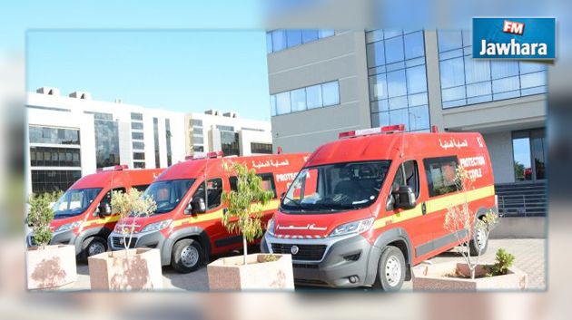 مواطنة تقدّم هبة بـ 3 سيارات إسعاف للحماية المدنية
