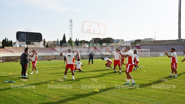 الحصة التدريبية الرابعة للمنتخب التونسي في ملعب سوسة