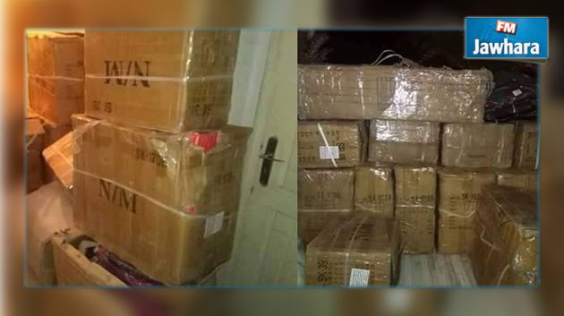 حجز سجائر مهربة وأحذية وملابس بقفصة