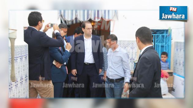 المنستير : الشاهد يزور عائلة عون بلدي توفي خلال حادث مرور
