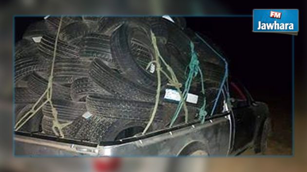 صفاقس : حجز كمية كبيرة من العجلات المطاطية