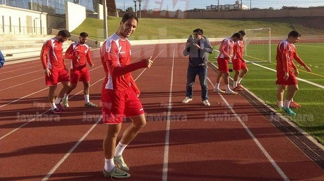 المنتخب التونسي يجري الحصة التدرييبية الرابعة بمركب عين البنيان