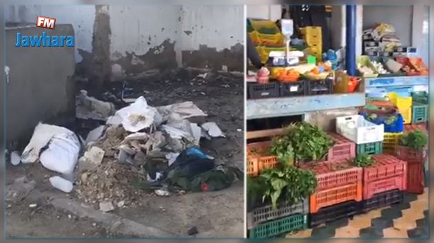 باعة سوق الخضر بخزامة : الانتصاب الفوضوي أضر بنا و البلدية مسؤولة عن تراكم الفضلات