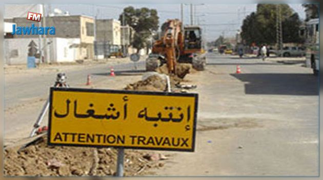 تفاصيل أشغال صيانة الطرقات بسوسة