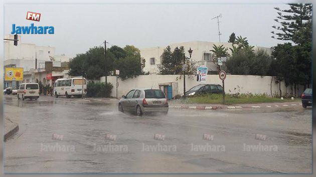 نابل : غلق بعض الطرقات بسبب ارتفاع منسوب المياه