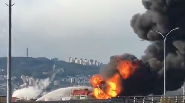انفجار في مصفاة نفط إسرائيلية في مدينة حيفا