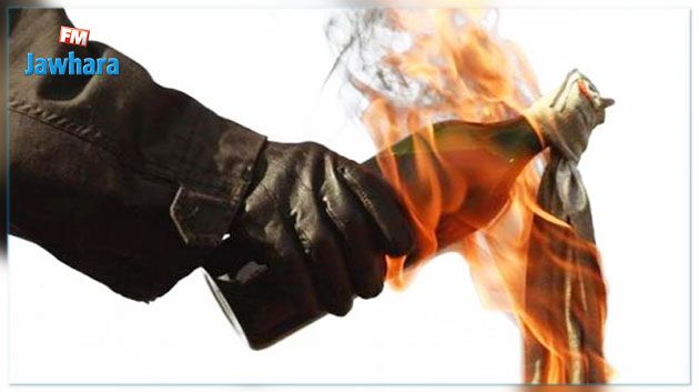 إلقاء زجاجة حارقة على مركز أمن بمنزل جميل