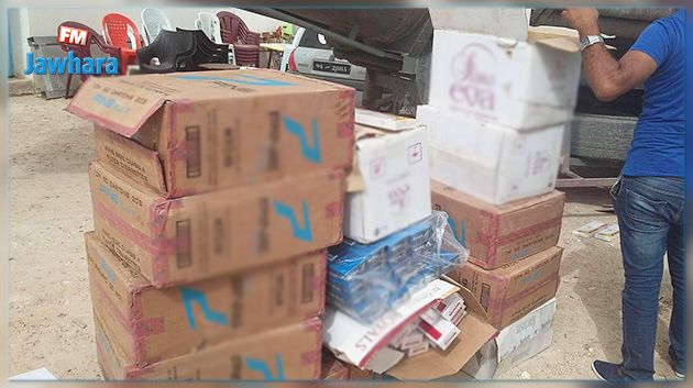 حجز كمية من السجائر المروجة بطرق غير قانونية