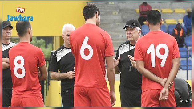 كان 2017 : حصة تدريبية مغلقة للمنتخب الوطني