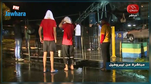 منع لاعبي المنتخب من دخول ملعب ليبروفيل