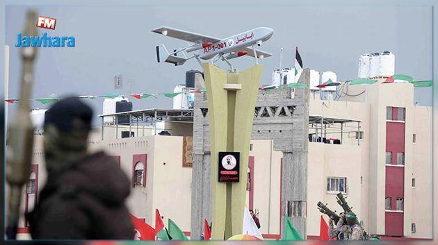 بالصور : نصب تذكاري للشهيد محمد الزواري عند مدخل غزة