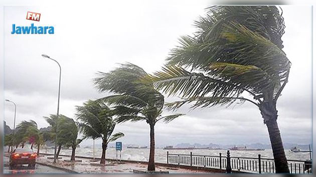 رئاسة الحكومة تحذّر من رياح قوية بدءا من الليلة