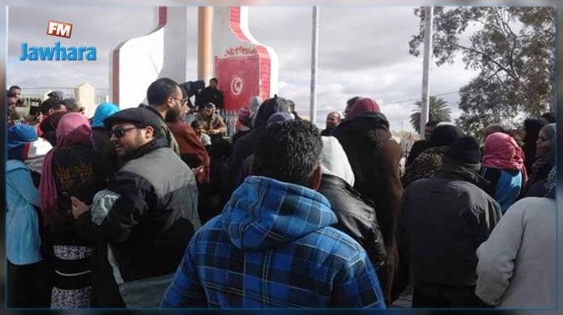 القيروان : احتجاجات في نصر الله