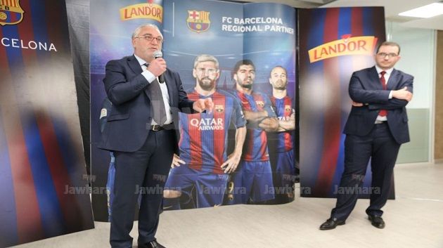 إتفاقية شراكة بين لاند دور و برشلونة