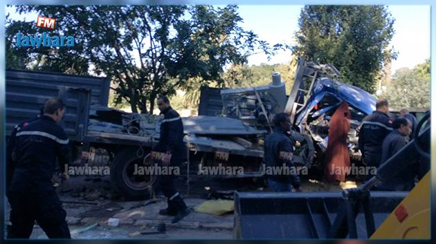 وفاة شخص و إصابة 10 آخرين في حادث مرور بمدخل حديقة البلفدير