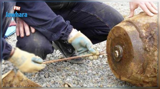 العثور على قذيفة تعود لفترة الحرب العالمية الثانية في قبلي