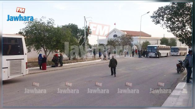 المظيلة : منع مرور حافلات شركة فسفاط ڤفصة إلى المقاطع 