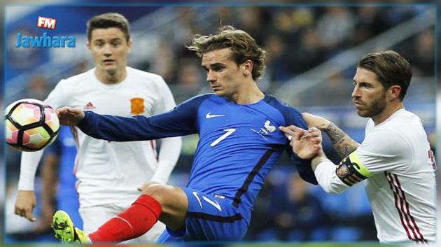 فرنسا تنهزم وديا امام اسبانيا