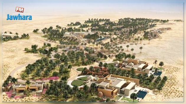 اضراب عمال مشروع المنتجع السياحي الصحراوي بتوزر