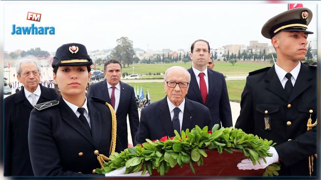 موكب رسمي بروضة السيجومي إحياءً لذكرى الشهداء