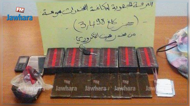 هرقلة : الإطاحة بعصابة مخدرات تنشط بين سوسة ونابل