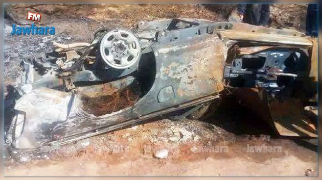 المهدية : انقلاب شاحنة تهريب واحتراقها بالكامل